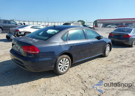 2014 Volkswagen Passat 1.8T Wolfsburg Edition из США, поврежденный, VIN 1VWAT7A37EC063824